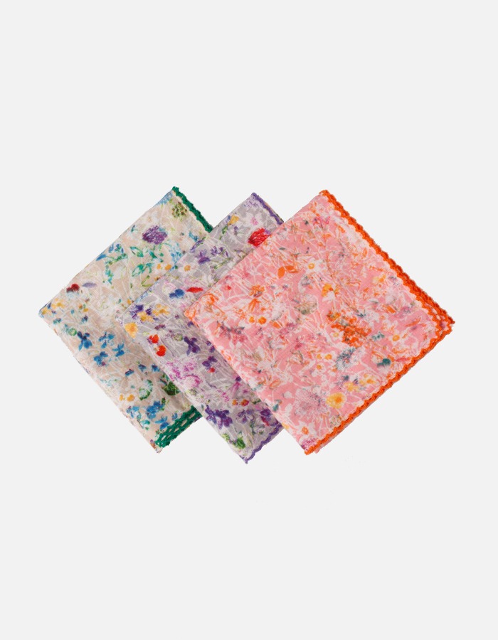 마리엔느 쟈스민 핀코트 손수건 스카프 54 x 54 (cm)